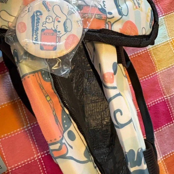 Cinnamonroll is hello kitties friend 🩷Kids Backpack Set - White and Pink NWT - Picture 4 of 7